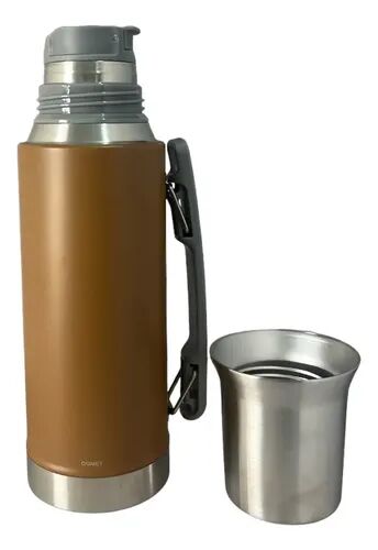 TERMO DOBLE ACERO TAPON CEBADOR Y AGARRE