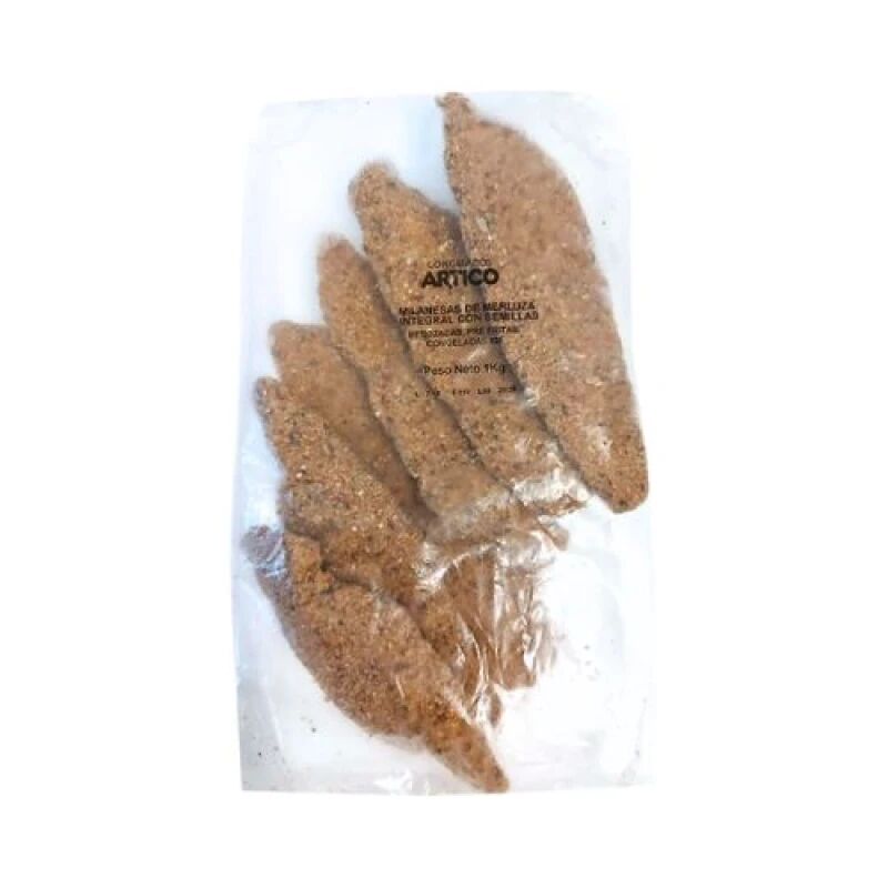 Milanesa de Merluza con Pan Integral 1 kg