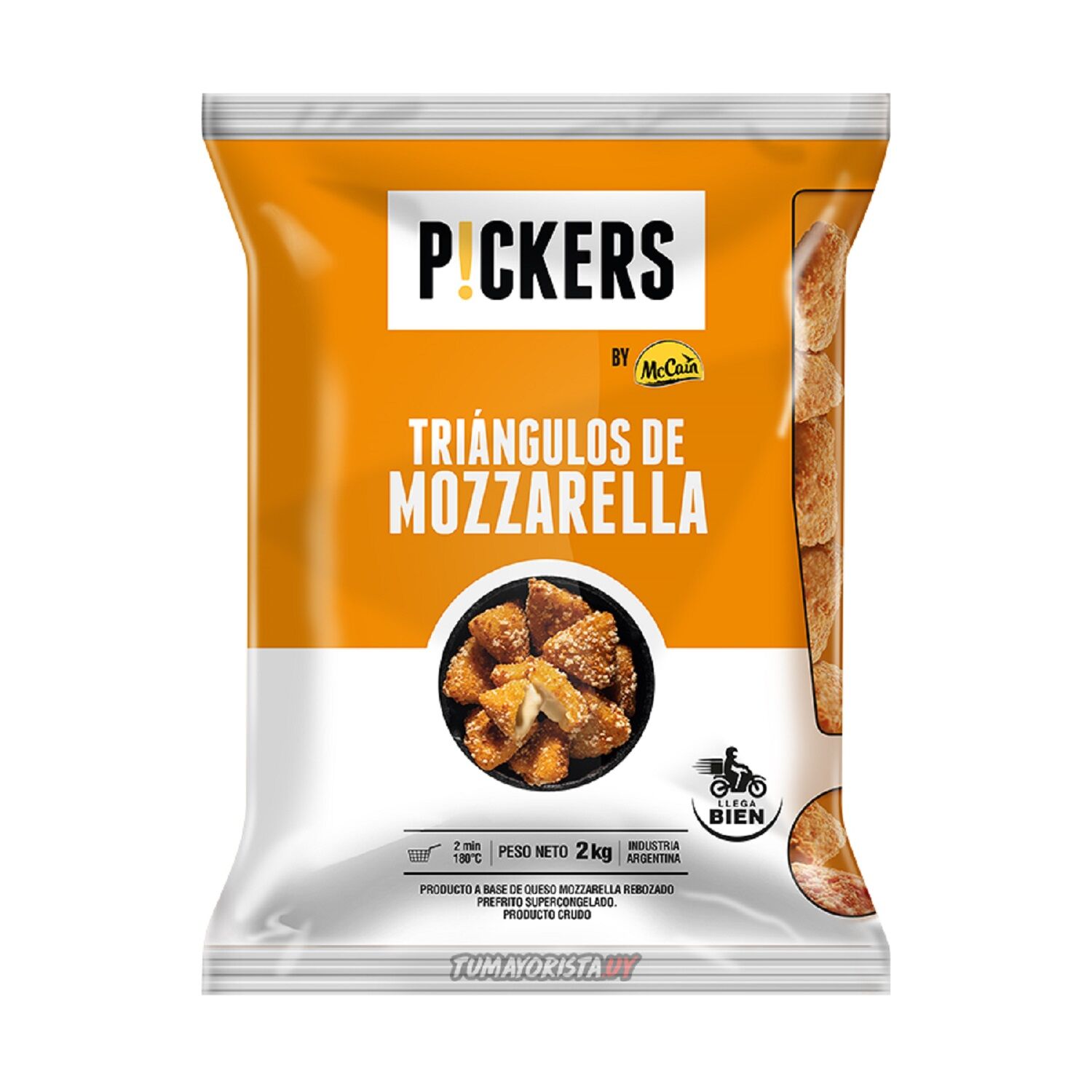 Triángulo muzzarella McCain 2 kg